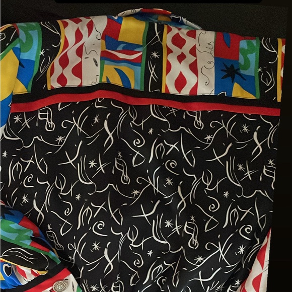 Colorful Abstract Bomber - Picture 2 of 2